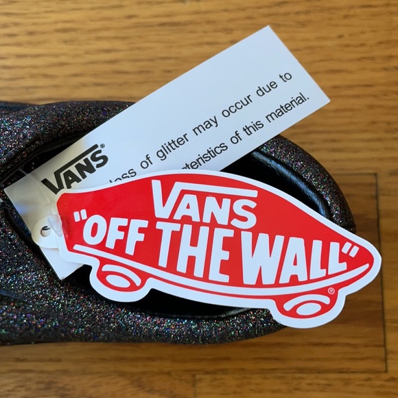 NEW Vans Rainbow Glitter Old Skool Black NWT FREE SHIPPING - Picture 9 of 9